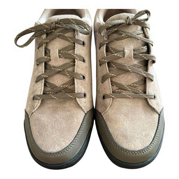 Eddie Bauer Mens Highland Sneaker 11.5 Gray Suede Lace Up New With Defects - Picture 3 of 11